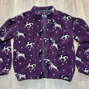 Outback Trading Women's Purple Bomber Jacket